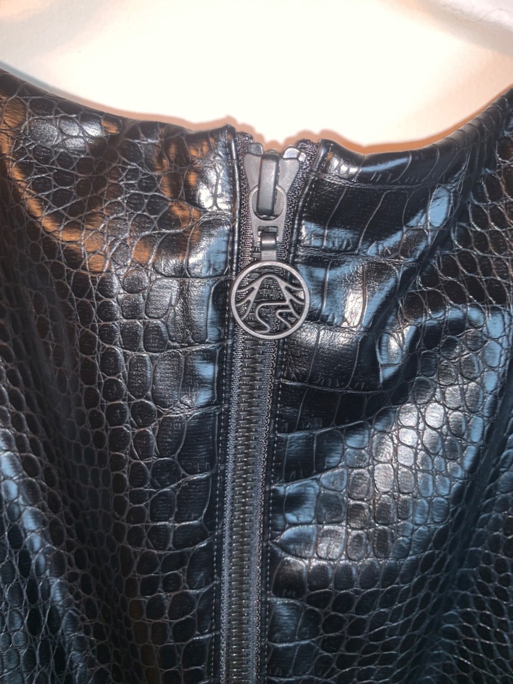 Sportalm Orivelle Leather Like Dress Black Midi 42 - Picture 9 of 11